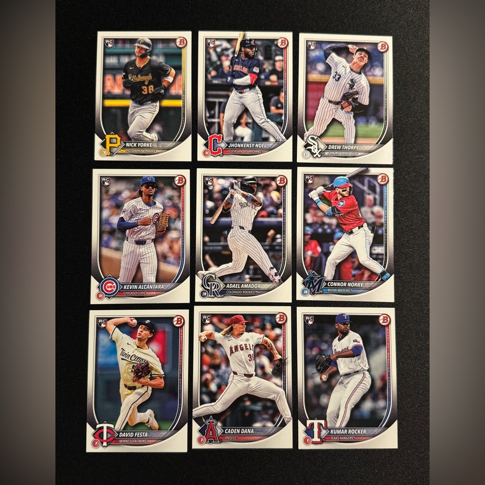 2025 Bowman - Rookie Card Lot